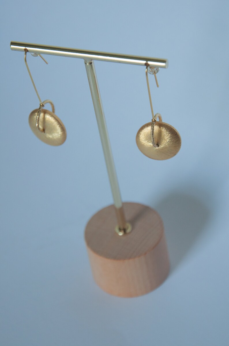 Cointoss Spinning Coin Earrings Playthings Studio image 4