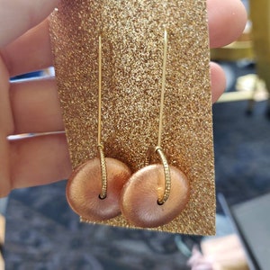 Cointoss Spinning Coin Earrings Playthings Studio Original Copper