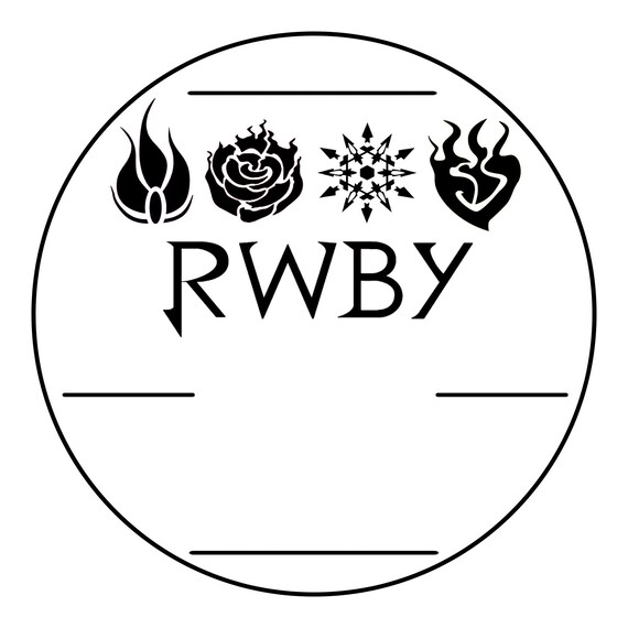 RWBY Funko Pop Display Board CNC Carved Wood Wall Decor Etsy