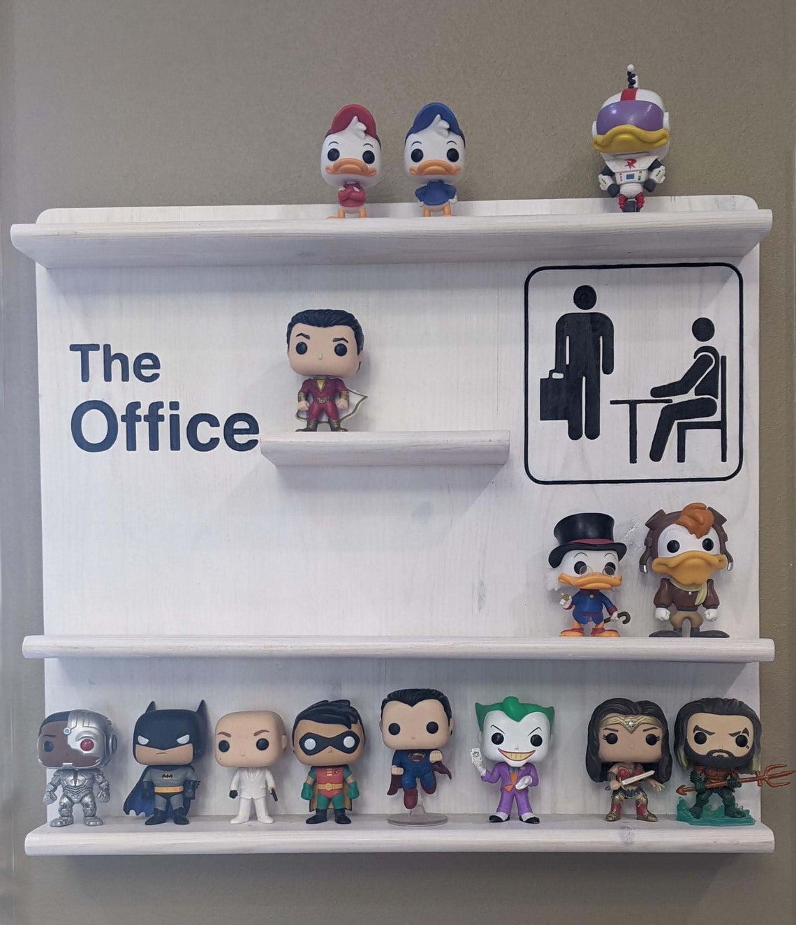 The Office Funko Pop Display Board Wood Board Wall Hanging Etsy