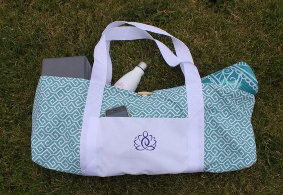 Yoga Mat Bag - Blue Print