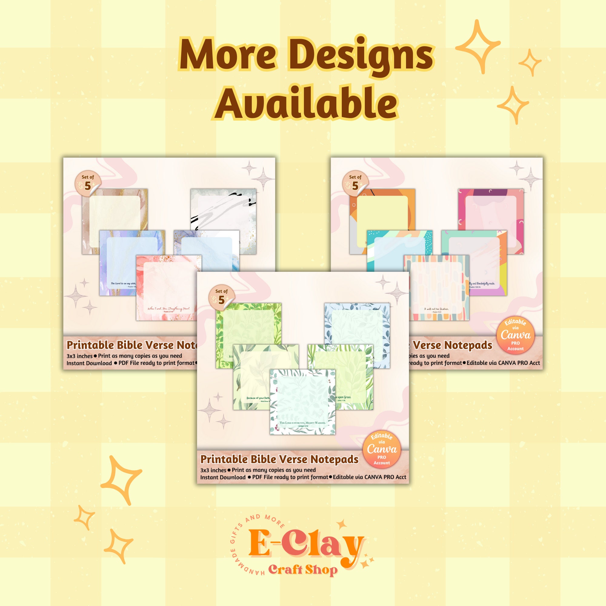 Printable Bible Verse Notepad, Notepad Template, Positive Affirmations ...