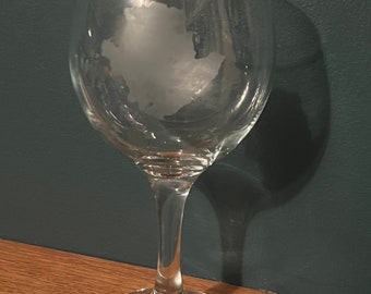 Anglesey Welsh Etched engraved gin glass gift personalised