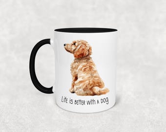 Cockerpoo Het leven is beter met een hondenmok cadeau