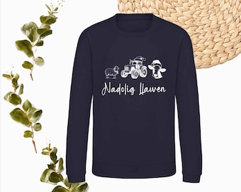 Kids Nadolig Llawen Welsh Christmas farm animals Unisex Xmas Jumper Choice of Colours