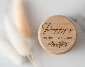 Personalised First Hair Keepsake Box