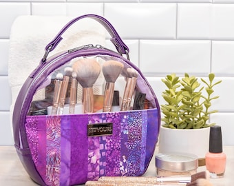 The Glam & Go Cosmetic Bag, Sewing Pattern with Video - Digital Download