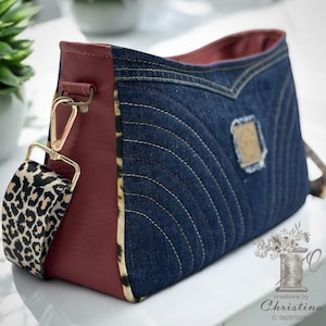 Iris Schultertasche Schnittmuster mit Video, Ordner, und SVG-Dateien - Digitaler Download