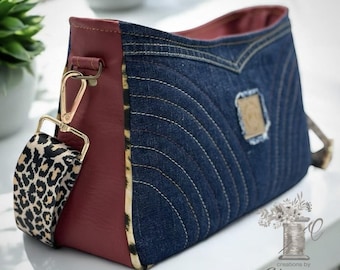 Iris Shoulder Bag Sewing Pattern with Video  - Digital Download