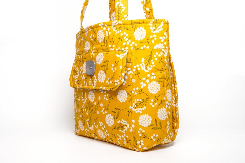 Custom Made Concealed Carry Purse Tote Bag with Zipper Closure