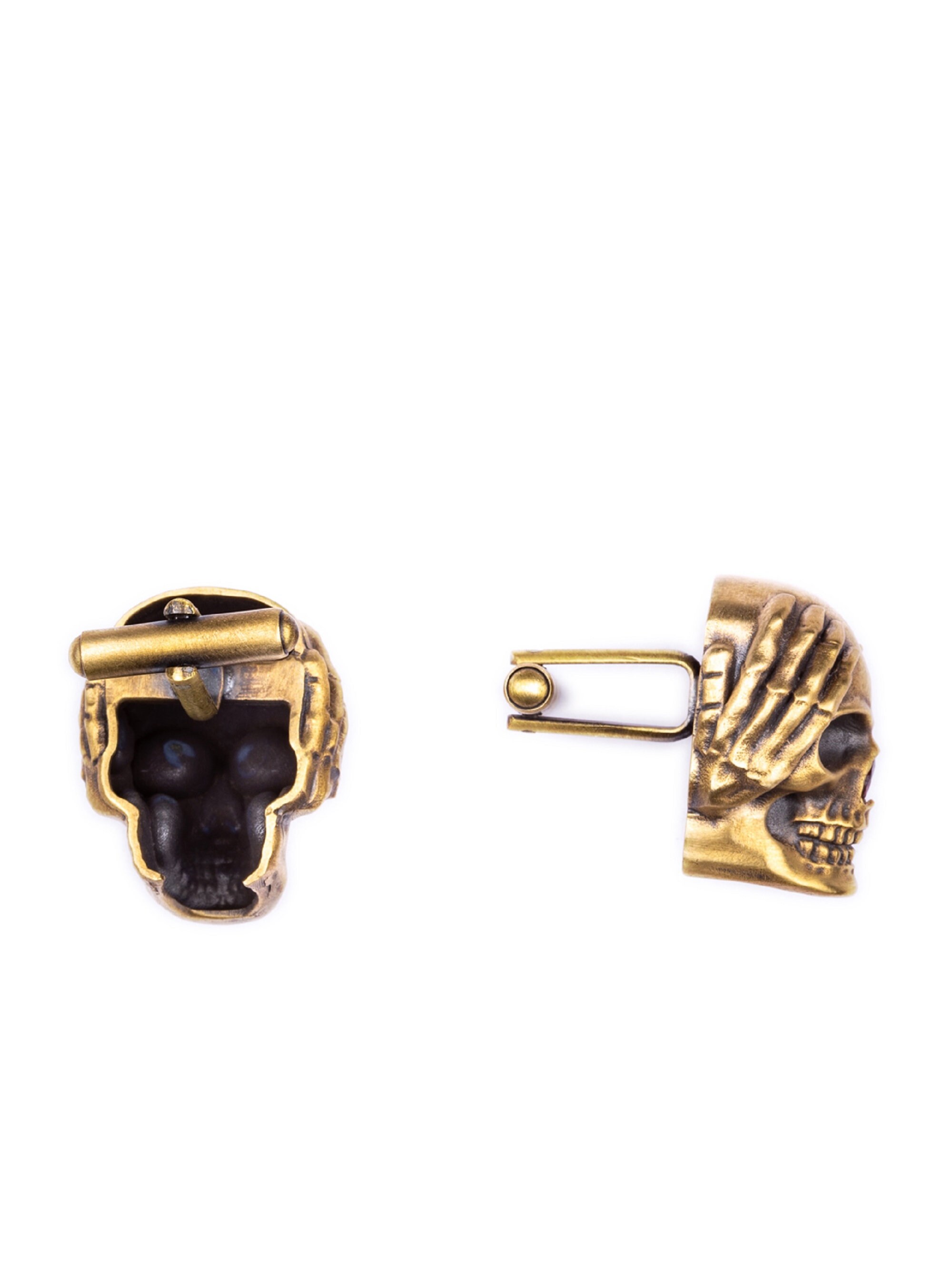 Skull Cufflinksmens Skull Jewelrygemstone Skull Etsy UK