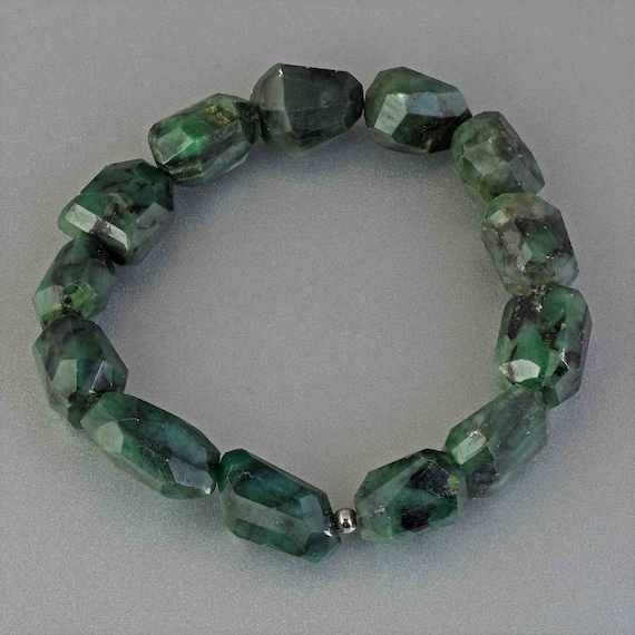 Genuine emerald best sale bracelet