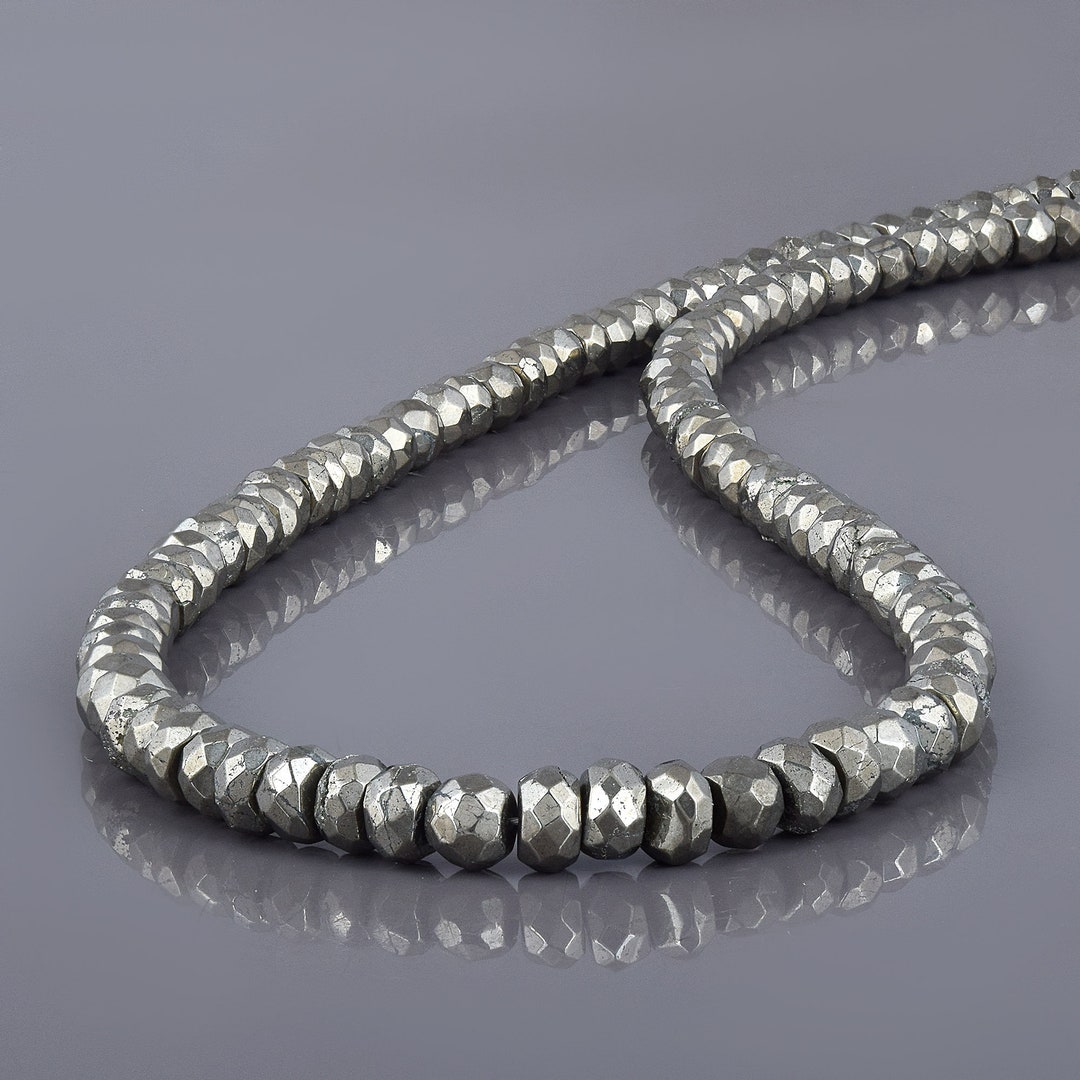 Natural Pyrite Necklace,healing Crystal Golden Pyrite Gemstone Necklace ...