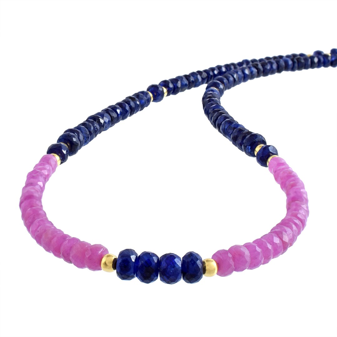 Susan Rifkin Pink Sapphire Beaded Necklace main image 1