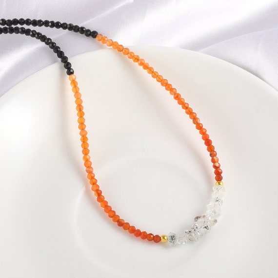 Andalusia Necklace With Black Spinel Stone Andalusia Necklace With Black Spinel Stone