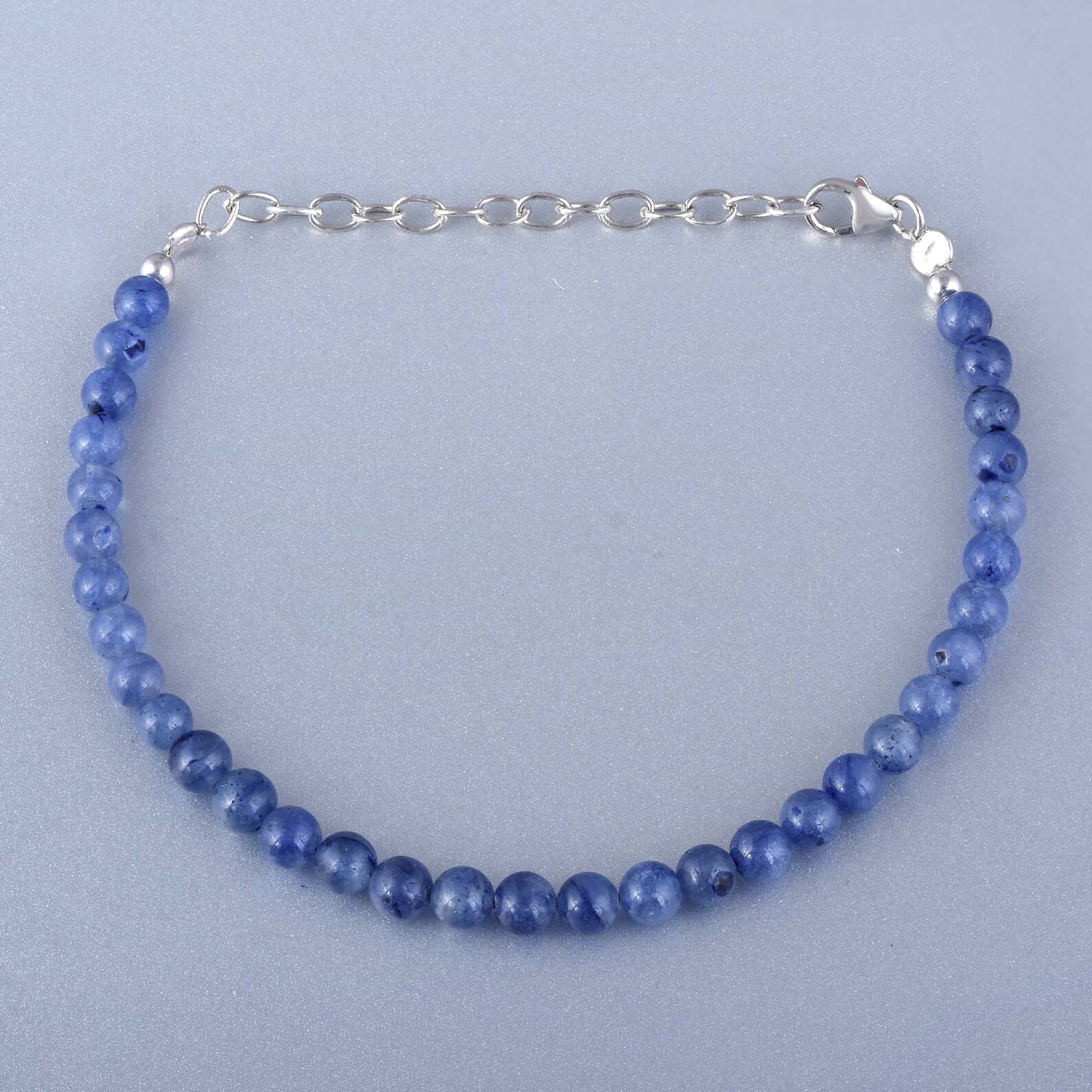 Natural Tanzanite Bracelet Tanzanite beads Bracelet Plain Etsy