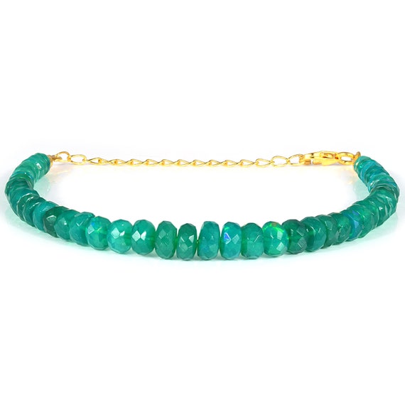 Green opal bracelet clearance