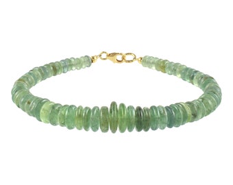 グリーンカイヤナイト バー ブレスレット 楽天市場】グリーンカイヤナイト ブレスレット 10mm 17.5cm 最高級