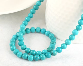 925 Silver Natural Turquoise Necklace Turquoise jewelry gemstone beads necklace gemstone statement necklace gemstone beaded jewelry  gift
