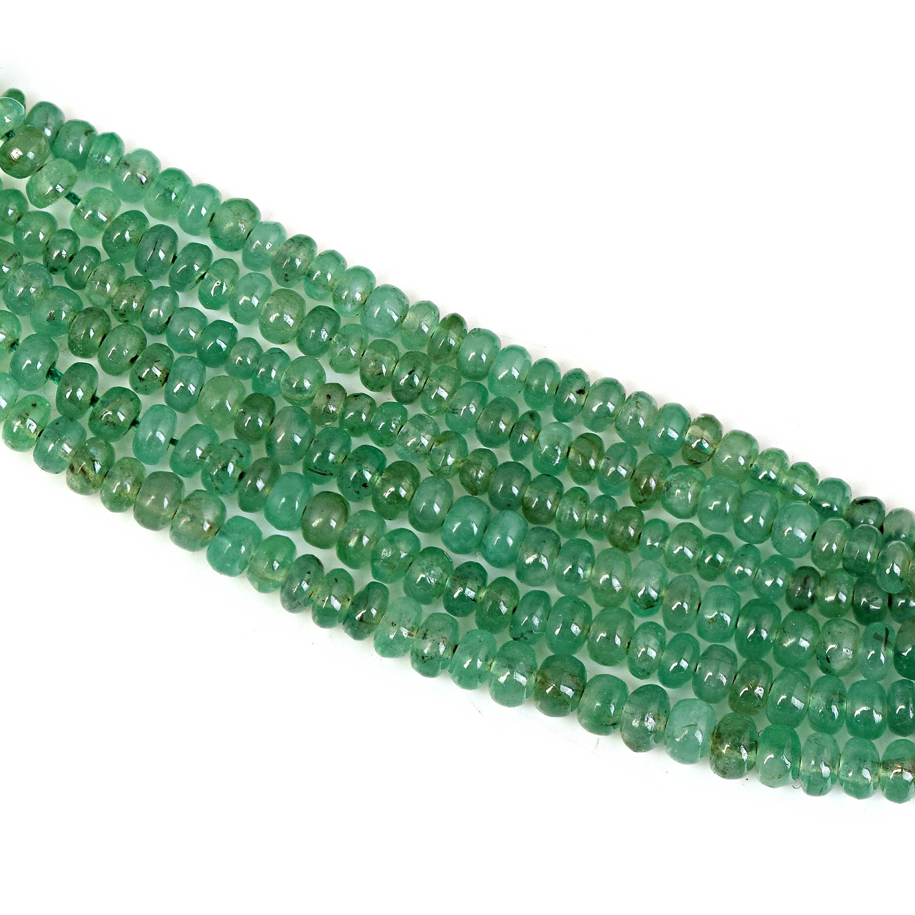 Natural Emerald Beads Strand Green Gemstone Emerald Precious - Etsy UK