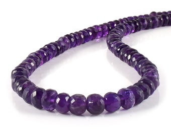 Collane Per Donna Ragazze Tondo Viola Ametista Blu - Foto 2