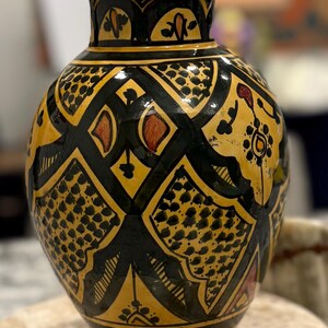 Vintage Moroccan Vase - Etsy