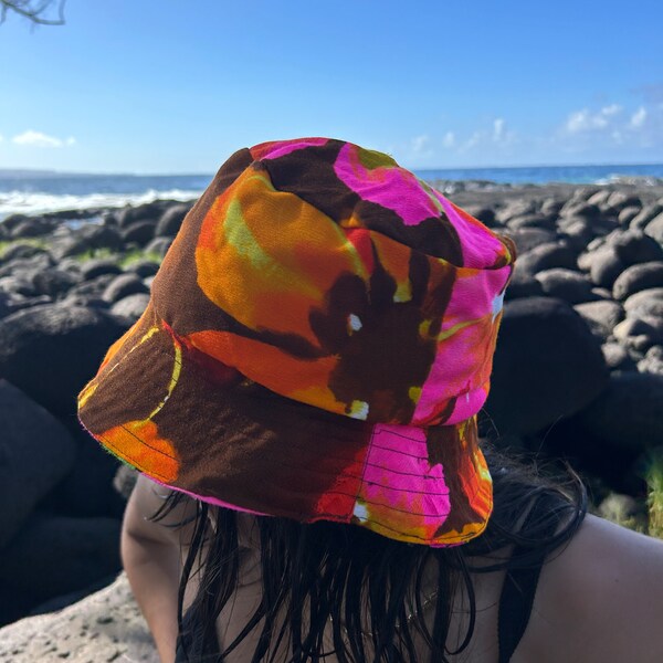 Hawaiian Bucket Hat Etsy