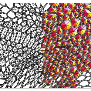 Dragon Scales Printable Coloring Page for Adults by Yanina | Etsy