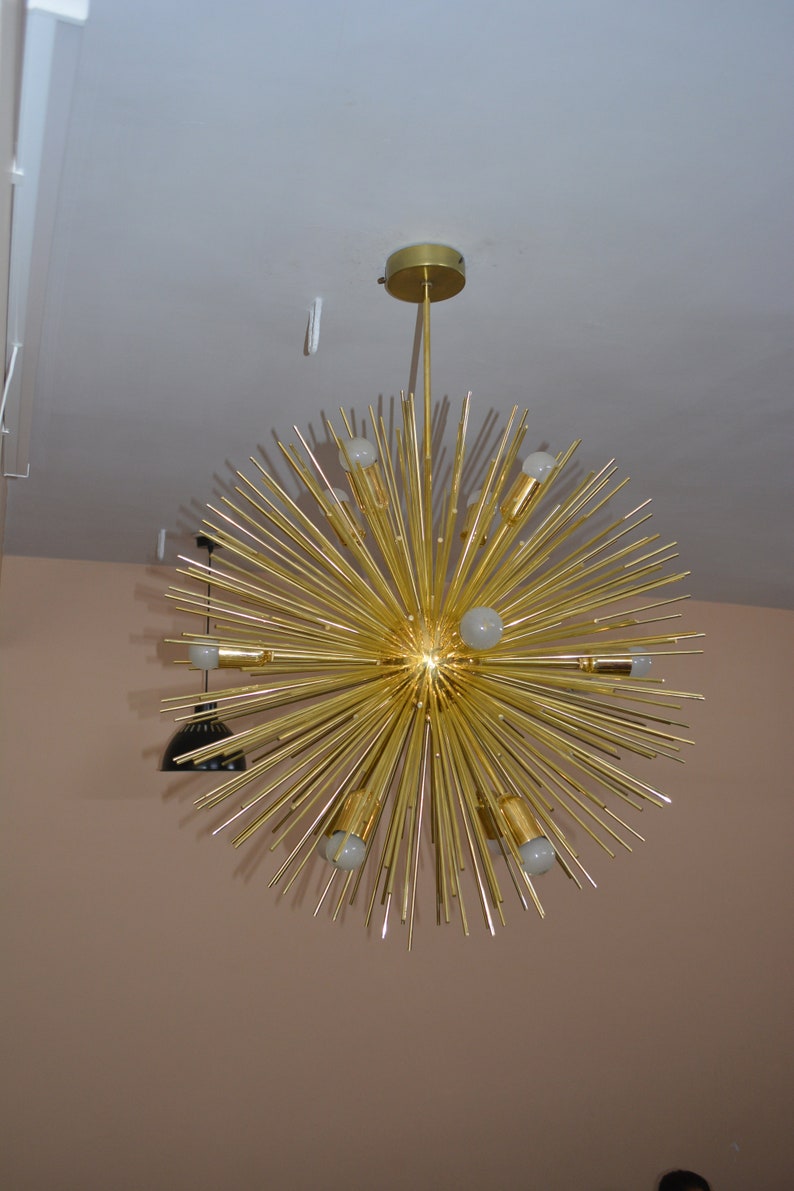Moderne Kronleuchter Finish Licht Deckenleuchte Sputnik