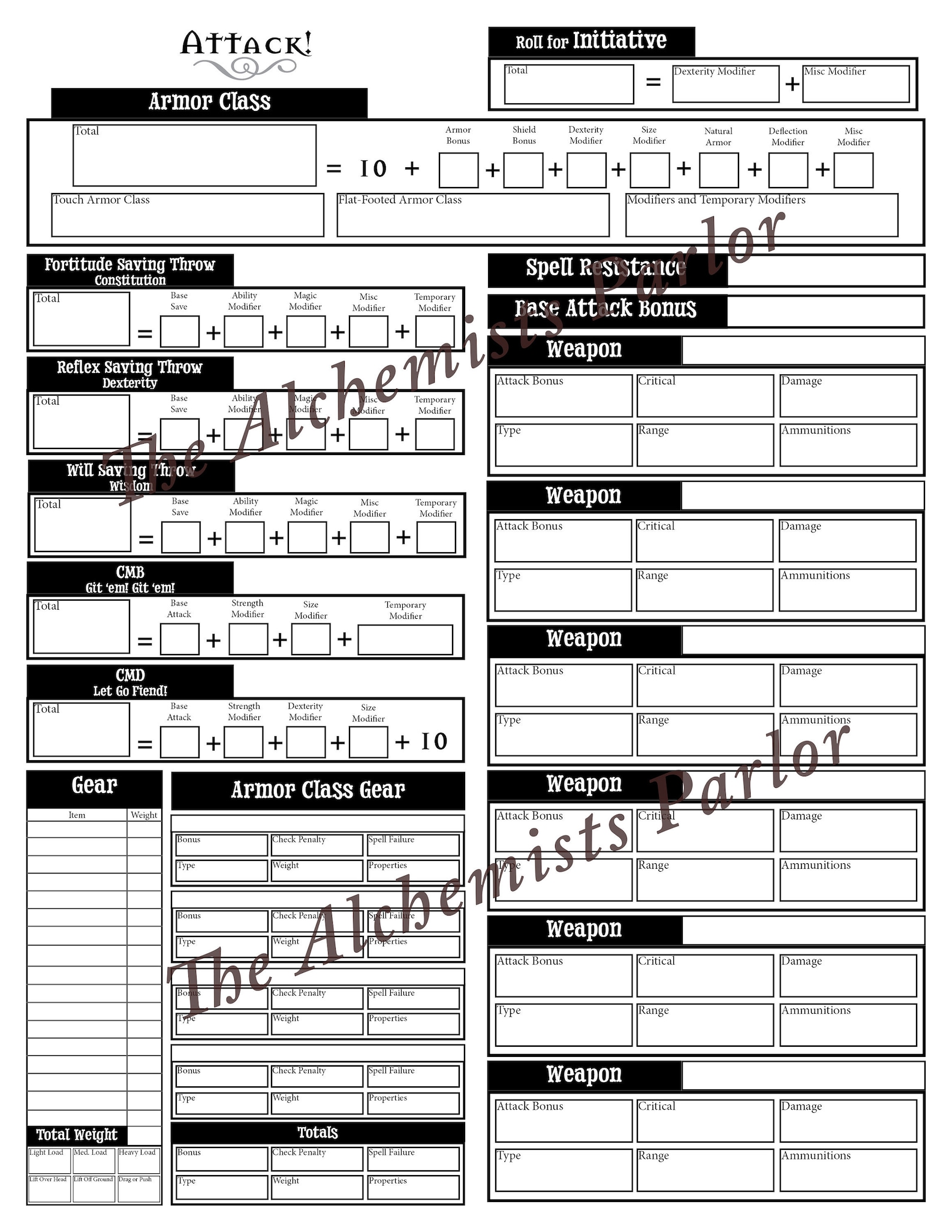 Sheet of the Pathfinder - Etsy