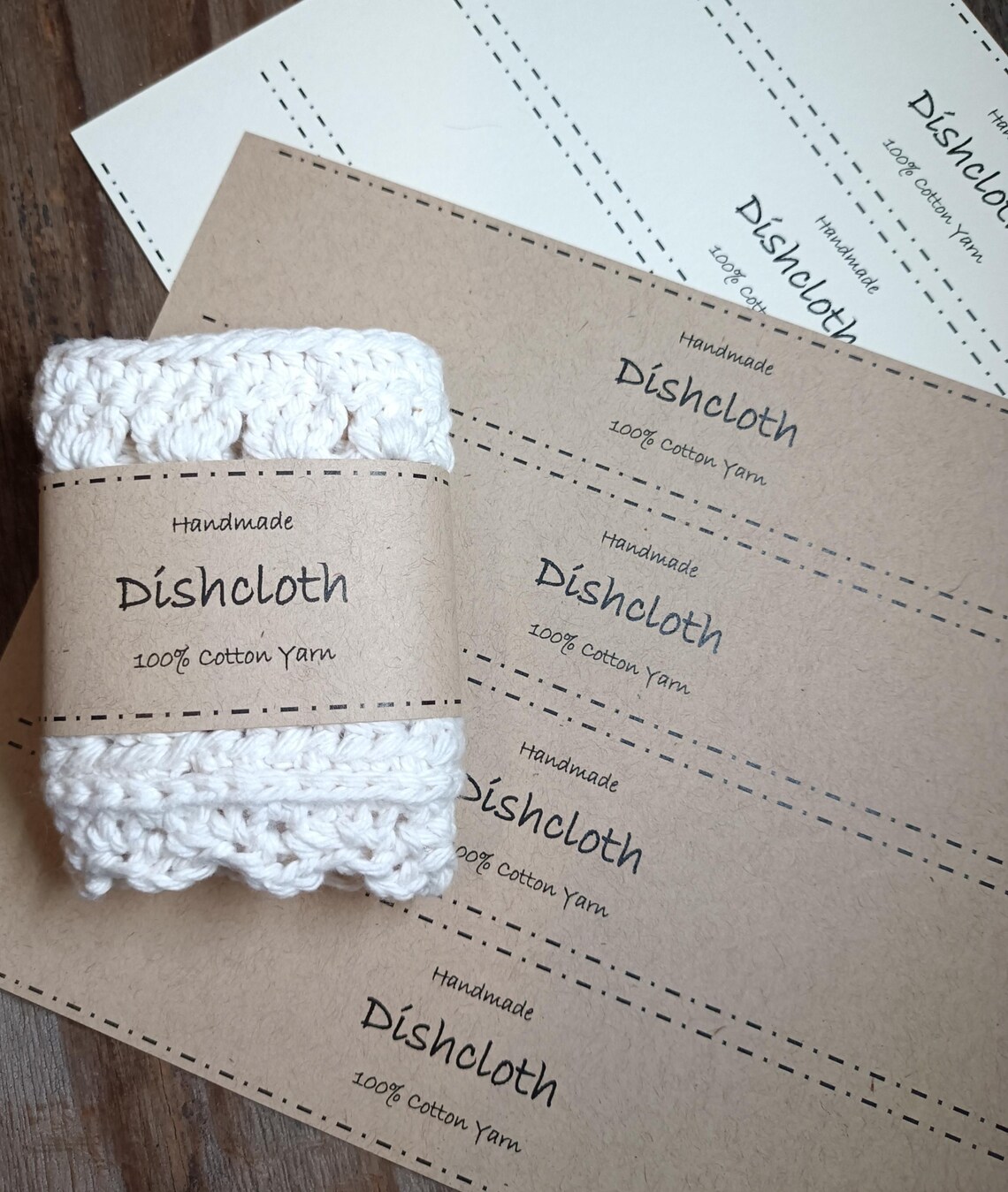 4 PRINTABLE PDF ~ Dishcloth ~ Dishcloths ~ Washcloth ~ Washcloths Wrap ...