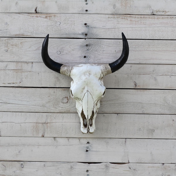 Natural Colored Fake Cow skull / Bull Skull / home decor / rustic decor / country decor / canadian / buylocal / animal decor / alberta decor