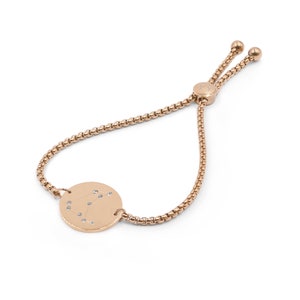 Kinsley Armelle™ Zodiac Collection - Rose Gold Capricorn Bracelet (Dec 22 - Jan 19)