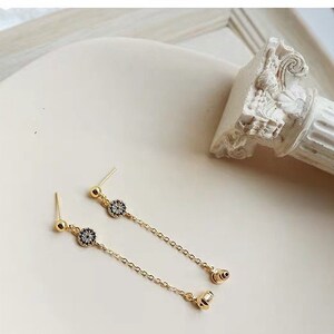 Santore Jewelry Evil Eye Chain Earring