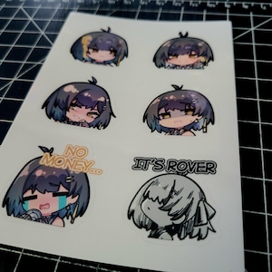 Wuthering Waves Rover Vinyl Sticker Sheet