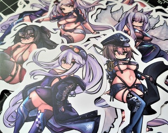 Azur Lane: Race Queen Vinyl Stickers