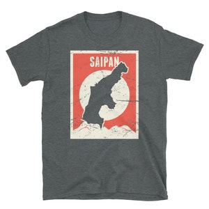 Saipan T-Shirt (Unisex) / Chamorro Northern Mariana Islands Gift - &quot;Retro Vintage Style&quot;