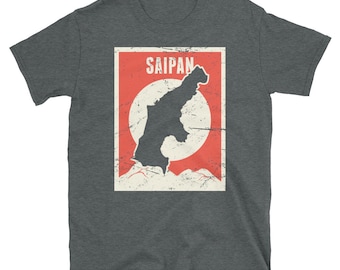 Saipan T-Shirt (Unisex) / Chamorro Northern Mariana Islands Gift - "Retro Vintage Style"