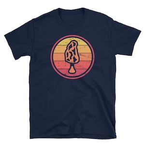 Retro Morel Mushroom T-Shirt / Morel Mushroom Hunting & Mushrooming Shirt (Unisex)