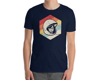 Retro Cosmonaut T-Shirt - USSR Space Race / Yuri Gagarin Gift (Unisex)