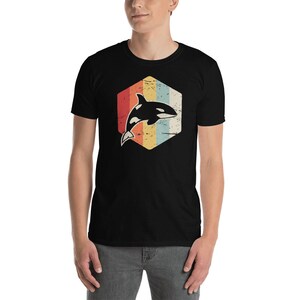 Retro Orca T-Shirt / Killer While Gift (Unisex)