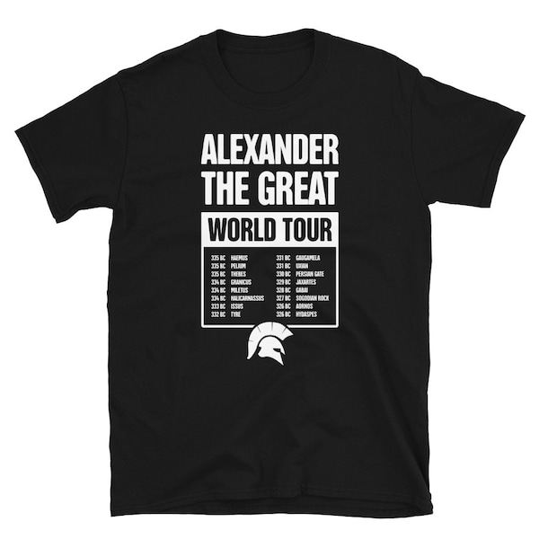 Alexander il Grande T-Shirt (Unisex) / Divertente Antico Greco & Macedonia regalo di storia