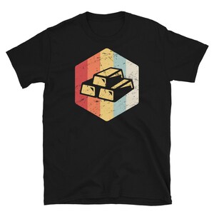 Distressed Goldbug T-Shirt / Funny Gold Investor & Gold Collector Gift (Unisex) – &quot;Retro Vintage&quot;