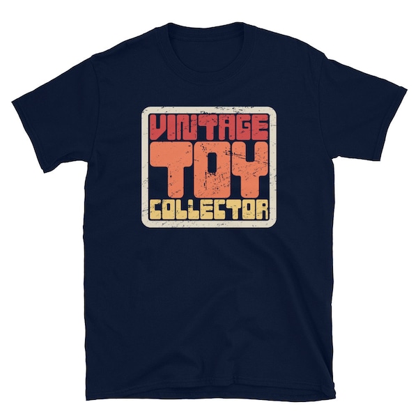 Distressed Vintage Toy Collector T-Shirt / Retro Toy Collecting Gift (Unisex) – "Retro Vintage"