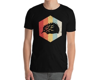 Retro Echidna T-Shirt / Cute Animal Gift (Unisex)