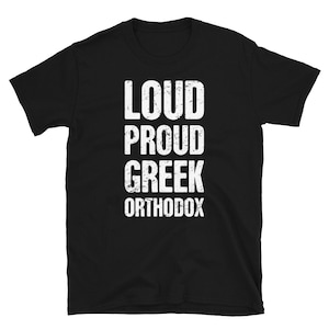 Distressed Greek Orthodox T-Shirt / Eastern Orthodox Gift / Russian Orthodox Orthodox Shirt (Unisex)