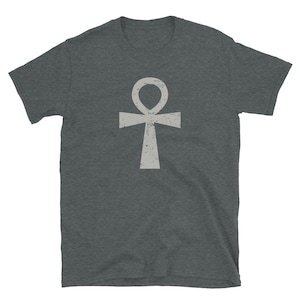 Distressed Ankh Egyptology Shirt (Unisex) / Ancient Egypt & Egyptian Archaeology Gift