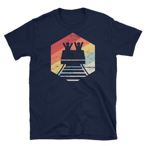 Roller Coaster T-Shirt (Unisex) / Retro Theme Park & Thrill Ride Enthusiast Shirt