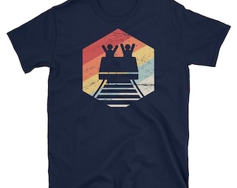 Roller Coaster T-Shirt (Unisex) / Retro Theme Park & Thrill Ride Enthusiast Shirt