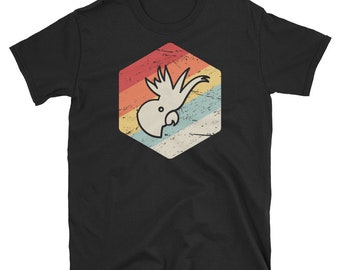 Retro Cockatoo & Cockatiel T-Shirt (Unisex) / Pet Parrot Bird Shirt